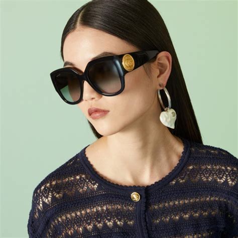 gucci 41407|Gucci™ GG1407S Oversized Sunglasses .